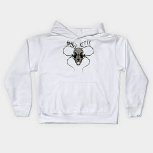 G̶o̶o̶d̶ Kitty Skull Black Text Cream Kids Hoodie